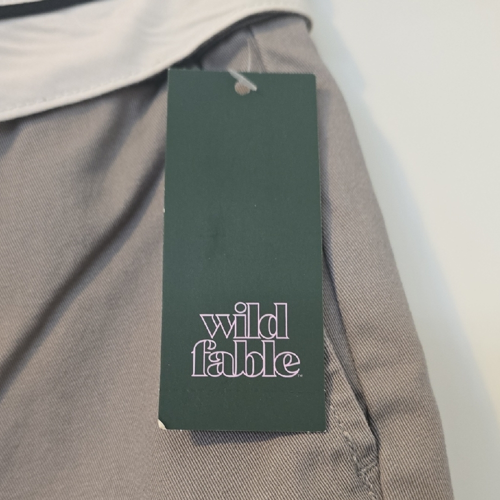 Target Wild Fable Gray Pants with White And Black Trim. Size 00. NWT - Picture 4 of 16